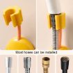 Yellow JM049 Adjustable Cartoon Shower Rack Fixed Device - 5