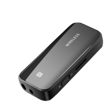 T40 Bluetooth 5.1 Receiver NFC Transmitter Car AUX Adapter 2 In 1 - 1