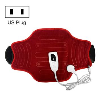 Adjustable Waist Thermal Compression Heated Belt 120V (Wine Red) - 1