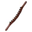 Carbonized Double Row 20-Bead Massage Meridian Dredging Stick - 1