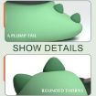 Cute Dinosaur Silicone Charging Stand for Apple Watch, 2 PCS (Grey) - 5