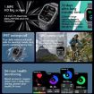 KR06 Smart Watch: 1.8" Monitor, Heart Rate & BP, Call - Black - 4