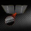 Chevrolet Corvette C8 Roof & Camera Stickers Set (4pcs, Black) - 5