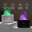 Black 7 Color Flame Aromatherapy Machine Air Humidifier - 3