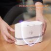 Black 7 Color Flame Aromatherapy Machine Air Humidifier - 4