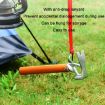 Black Outdoor Camping Multifunctional Tent Hammer with Nail Function - 5