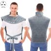 Electric Heated Shawls & Blankets with UK Plug (Silver Gray) - 1