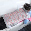 Electric Heated Shawls & Blankets with UK Plug (Silver Gray) - 6