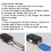 B3 20W Fixed Wing Drone Charger Lithium Battery EU Plug - 6