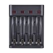 BMAX BH-804U AA/AAA 4 Slot USB Charger with Rechargeable Batteries - 1