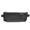 Hechooses D033 Triangle Transparent Mesh Portable Pen Bag Black - 1