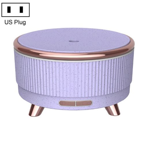 Purple Flower Dot Ultrasonic Aromatherapy Essential Oil Diffuser US Plug - 1