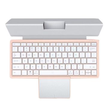 KF8700 78 Key Bluetooth Keypad with Touchpad & PU Leather (Pink) - 1