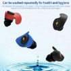 Red Anti-noise Soundproof Sleep Earplugs - 5