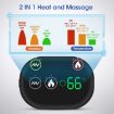 Gray Black Electric Heating Shoulder Massager with Vibration - 4