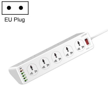 LDNIO SC10610 30W 16-Port Fast Charging Socket, EU Plug - 1