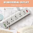 LDNIO SC10610 30W 16-Port Fast Charging Socket, EU Plug - 3