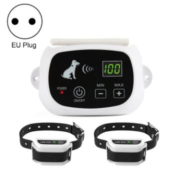 KD-661 500m Wireless Electric Dog Fence Shock Collar, Two Dogs - 1