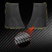 Chevrolet Corvette C8 Body Exhaust Port Sticker Set (Black) - 5