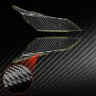 Chevrolet Corvette C8 Taillight Decorative Stickers Set (Black) - 6