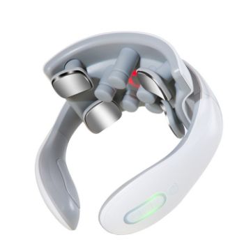 H88 Four Head Neck Shoulder Massager with Vibration & Heat Therapy - 1
