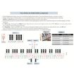 QT-005 5PCS Kids Piano Keyboard Color Stickers Instrument Accessories - 3