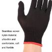 Beginner Nylon Anti-Slip Left Hand Guitar Gloves, 2PCS, Large Size - 6