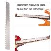 GNR3 Double Teeth Stainless Steel Bass Guitar Neck Ruler - 5