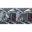 Chevrolet Corvette C8 Rear Triangle Window Sticker 2pcs Set (Black) - 6
