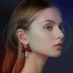 GM-912 Digital Hearing Aid with Display and Charger (Red Blue) - 6