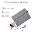 Microsoft Surface Pro 8 Tablet Case in Black South African Sheepskin - 4