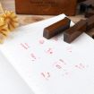 28PCS Vintage Wooden Alphabet & Number Stamps (Lowercase) Set - 6