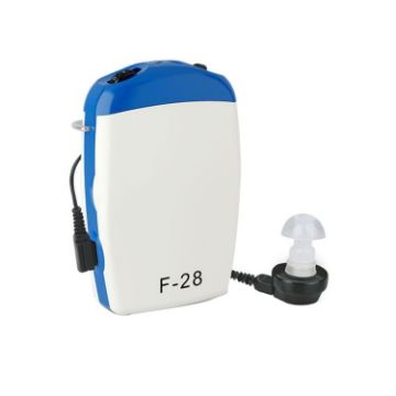 AXON F-28 Blue White Sound Amplifier Hearing Aids - 1