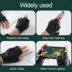 Adjustable Electric Heating Gloves, Rechargeable, Half Finger, Size S - 6