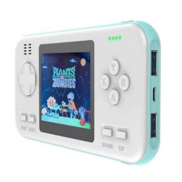 Portable 416 Pocket Console, Color Screen, 8000mAh (White Blue) - 1