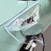 Blue Magnetic Transparent Rain Cover for EV Charging Port - 1