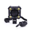 2 In 1 Black Bike Bell & Light with 140db Horn & Alarm Options - 1