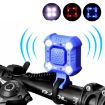 2 In 1 Bike Bell & Lamp: 4-Light, 5-Sound 140db Horn (Blue) - 2