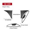 BMW 8 Series G14 2019-2024 Front Fender Stickers 4pcs Set (Black) - 3