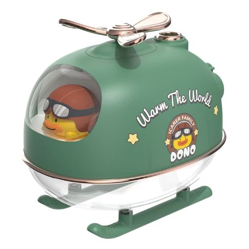 ICARER FAMILY Green Cartoon Nano Spray Night Light Humidifier - 1