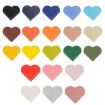 Heart Shaped Portable Mini Student Library PU Leather Bookmark - 2
