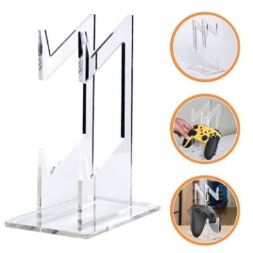 PS4/PS5/PS3 Transparent Acrylic Dual Layer Game Handle Bracket - 1