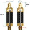 EMK Digital Optical Fiber Audio Cable, 20m, Gold Plated, Coffee - 2