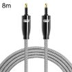 EMK QH4.0 Mini Toslink 3.5mm SPDIF Fiber Optic Audio Cable 8m - 1