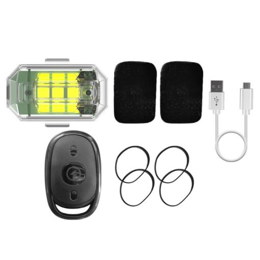 LED Car Tail Light with Remote Control - 1 Light + 1 RC Included - 1