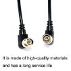 BNC Male to Male Coaxial Cable, Elbow Design, 3m Length - 3
