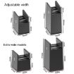 Adjustable Furniture Feet, 4pcs/set, 100mm High, Brown Plywood, 10-37mm - 2