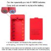 Q6 18650 Battery Box Charger Case, 6 Sections, Blue, Ordinary Style - 4