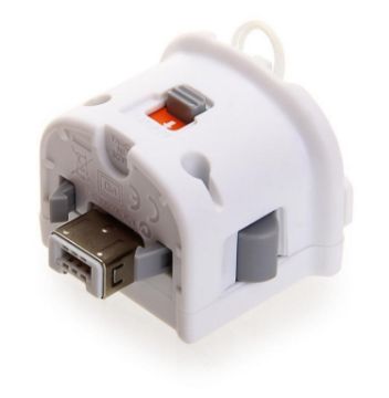 Wii Console Remote Motion Plus Adapter Sensor (White) - 1