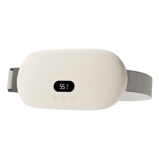 Yellow 4000mAh Digital Electric Abdominal and Waist Massage Belt - 1